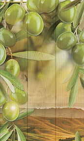 Оливковая ветвь 278 панели 2,7*0,25м.GLOSSY